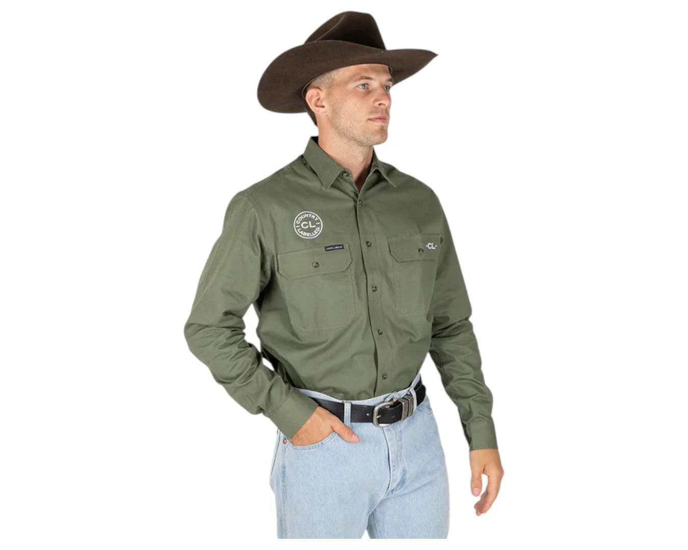 Country Labelled 'The Cattleman' Work Shirt - Image 9
