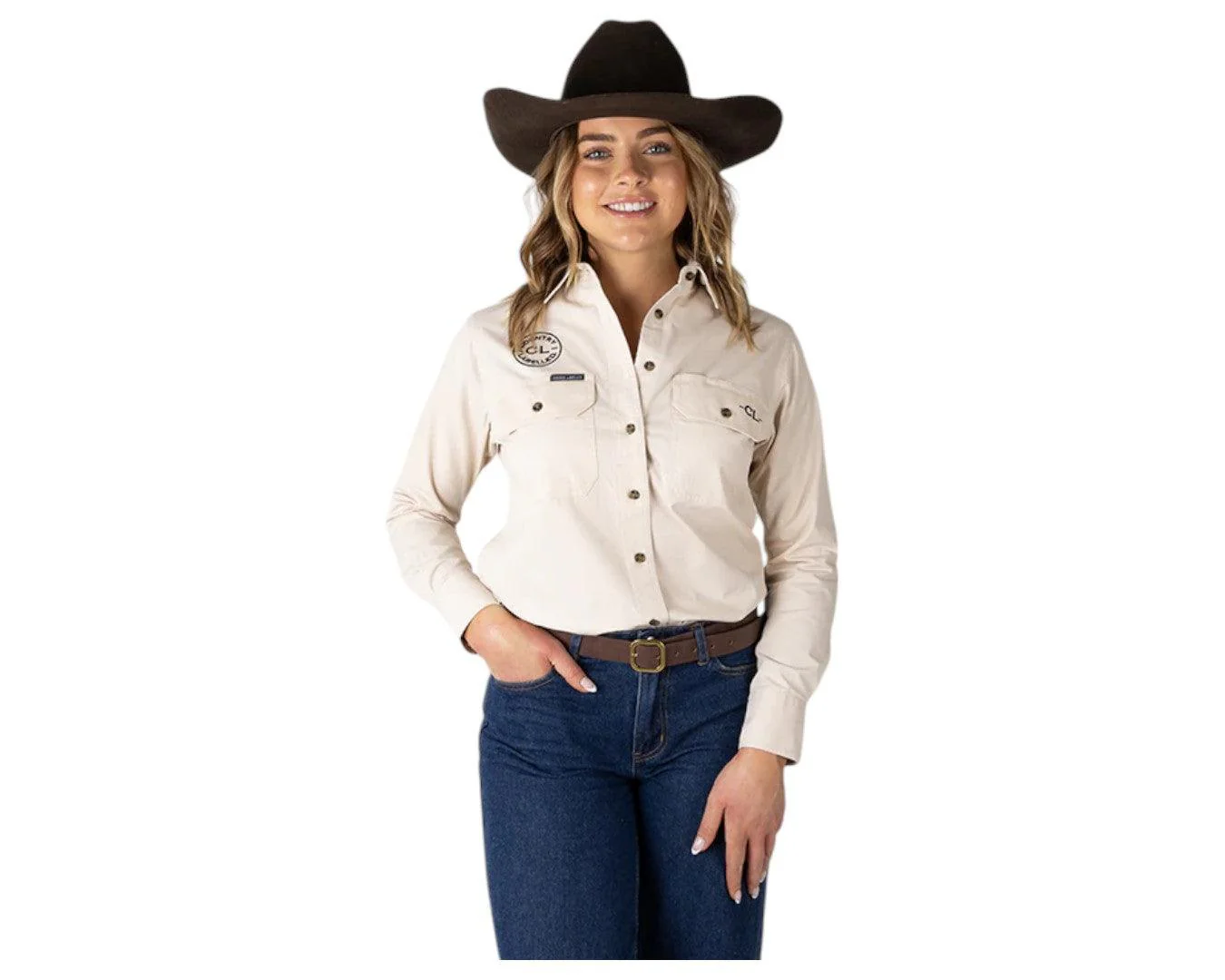 Country Labelled 'The Matilda' Full Button Work Shirt - Image 13