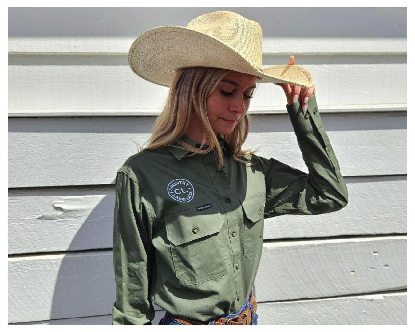 Country Labelled 'The Matilda' Full Button Work Shirt - Image 21