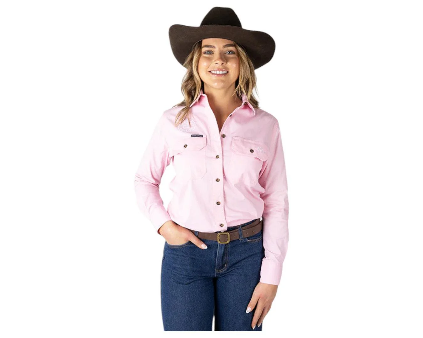 Country Labelled 'The Matilda' Full Button Work Shirt - Image 5