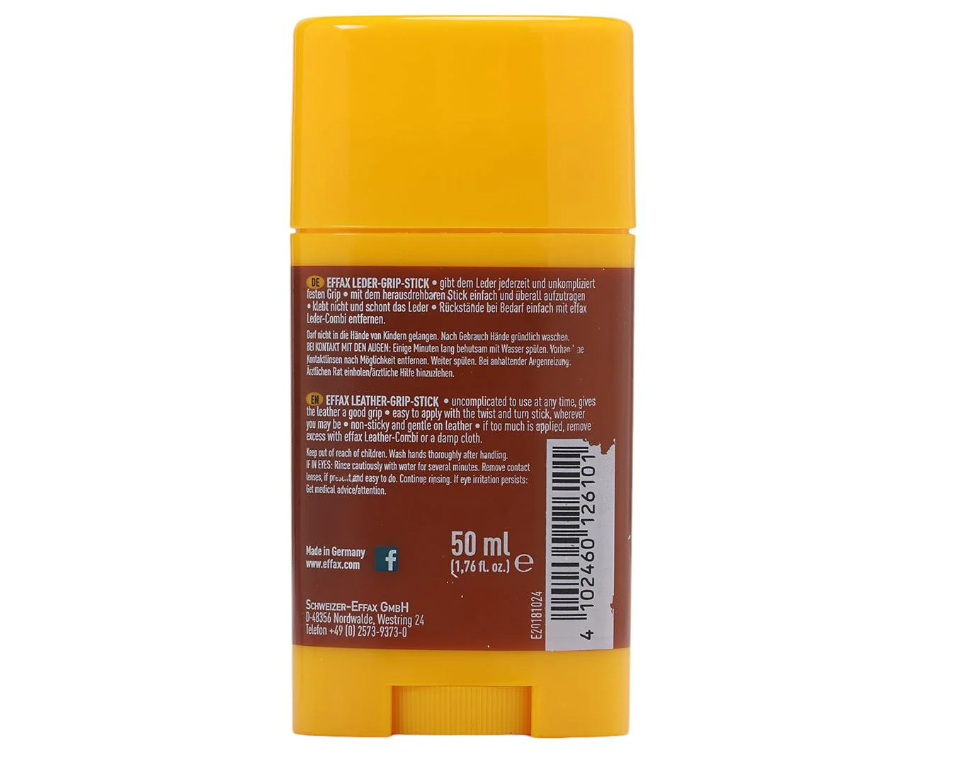 Effax Leather Grip Stick 50ml - Image 3