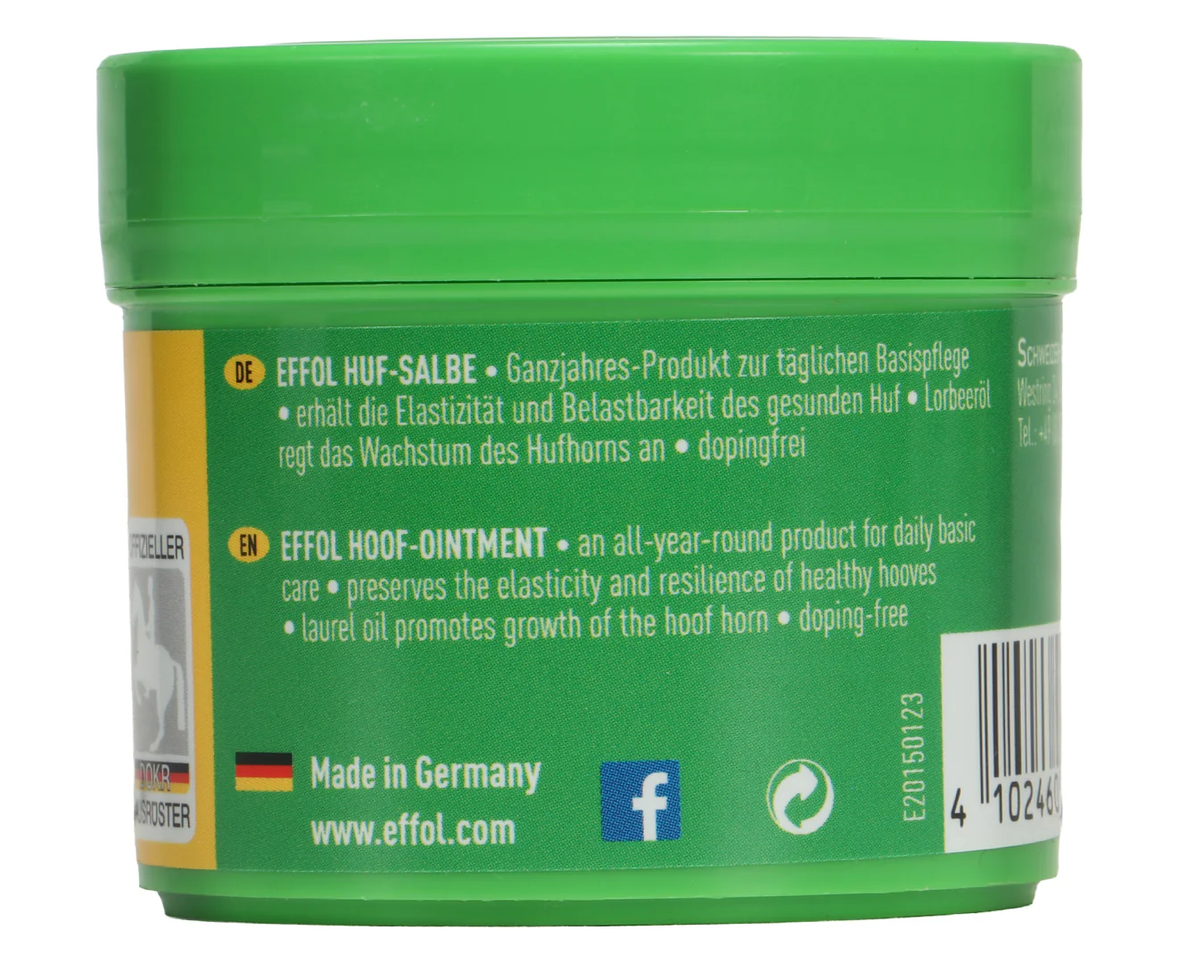 Effol Hoof Ointment Green 50ml - Image 2