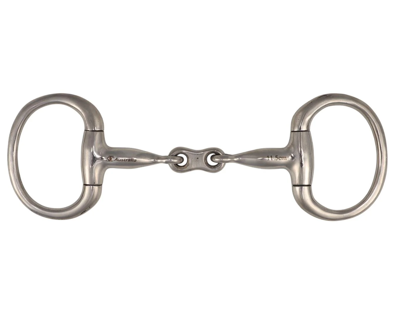 STC Eggbutt Snaffle Bit with French Mouth & Round Rings