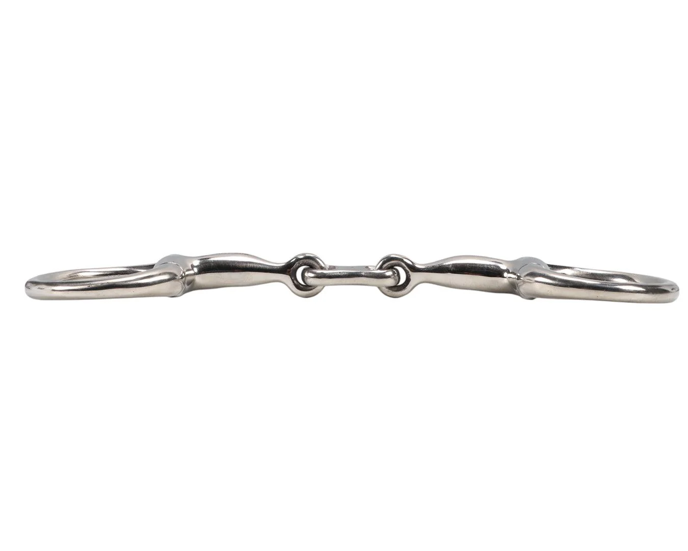 STC Eggbutt Snaffle Bit with French Mouth & Round Rings - Image 3