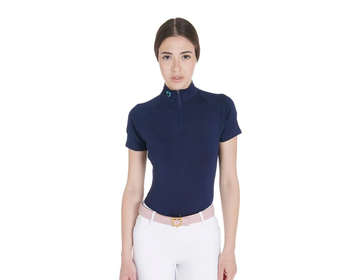 Equestro Ladies Base Layer Slim-fit Short Sleeve Top