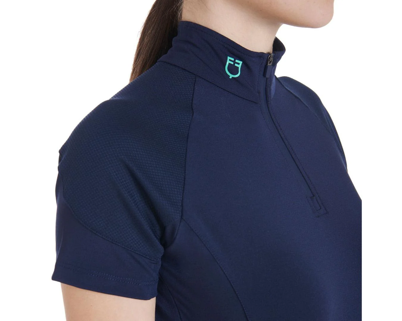 Equestro Ladies Base Layer Slim-fit Short Sleeve Top - Image 5