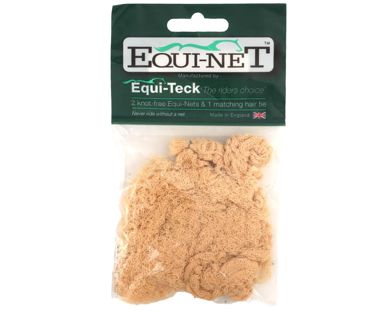 Equi-Net Knot Free Hair Nets - 2 Pack/Hair Tie