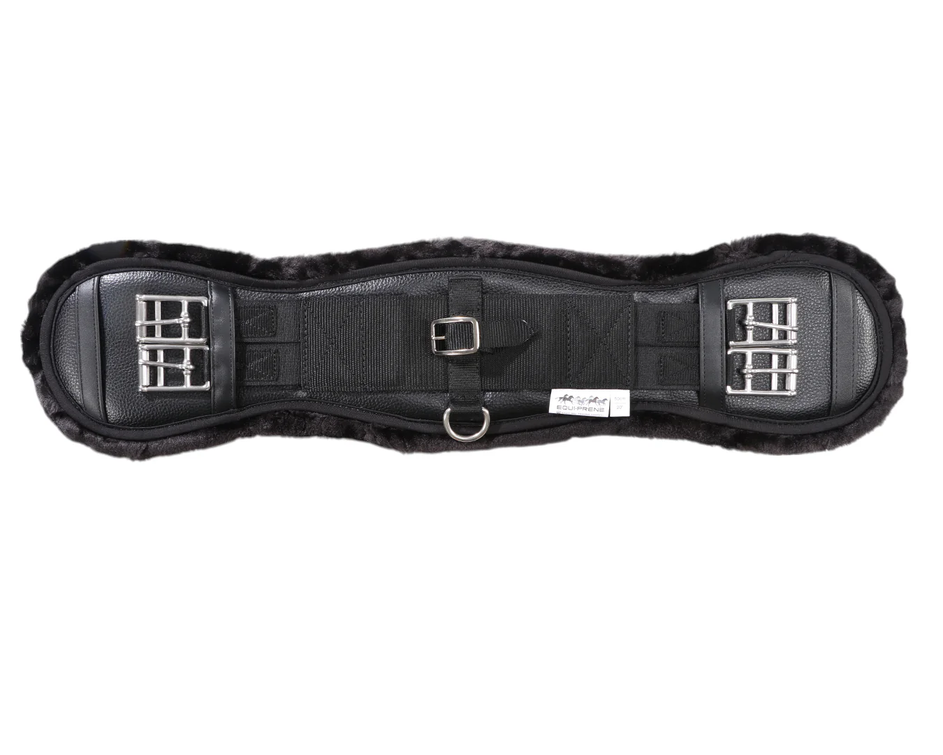 Equi-Prene Dressage Girth w/Elastic & Fleece - Image 4