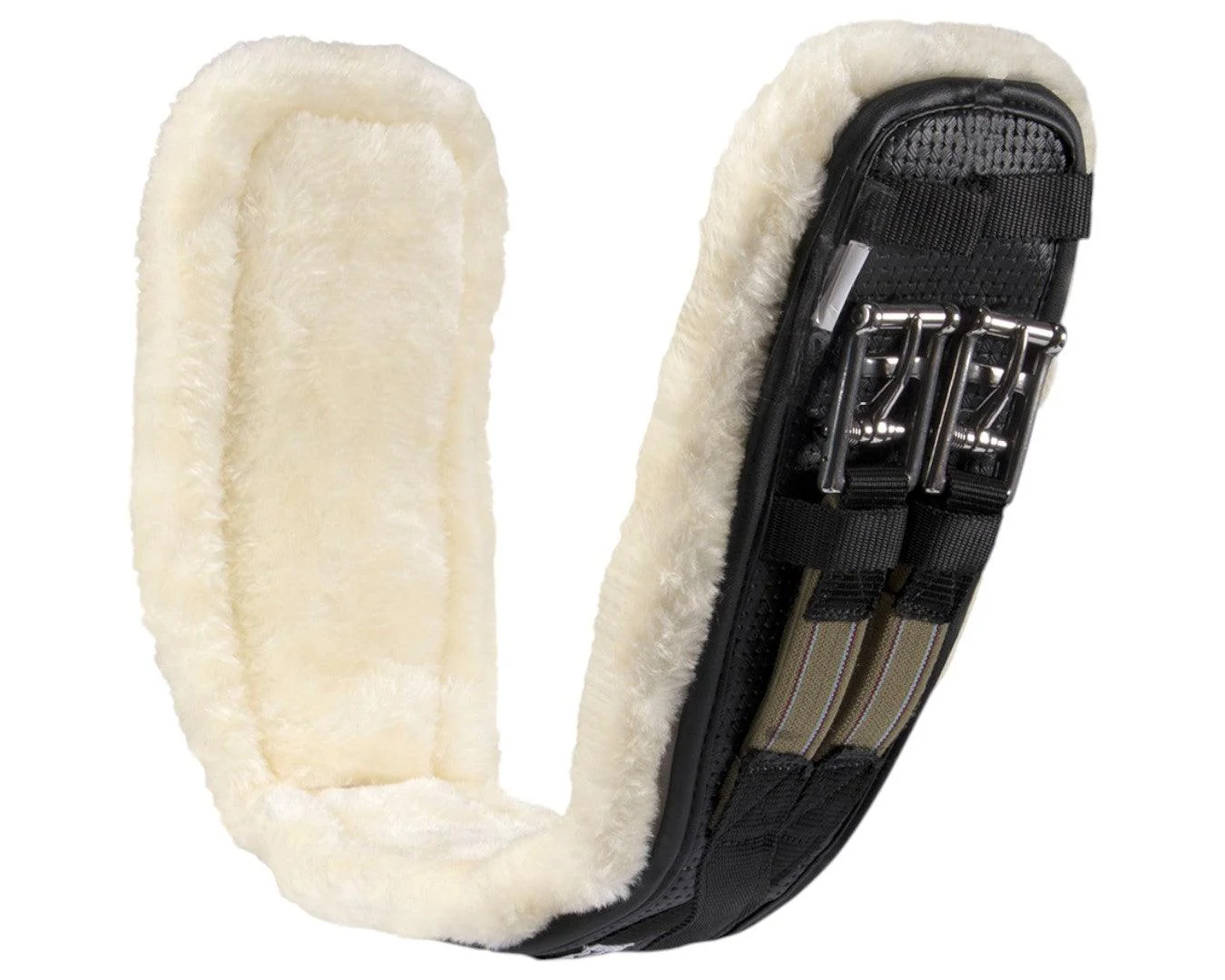 Equi-Prene Elastic Fleece Lined Dressage Girth - Image 4