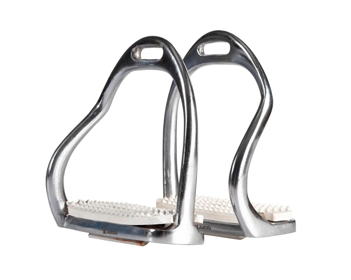 Equi-Steel Chrome Plated Bent Leg Safety Stirrups - Image 2