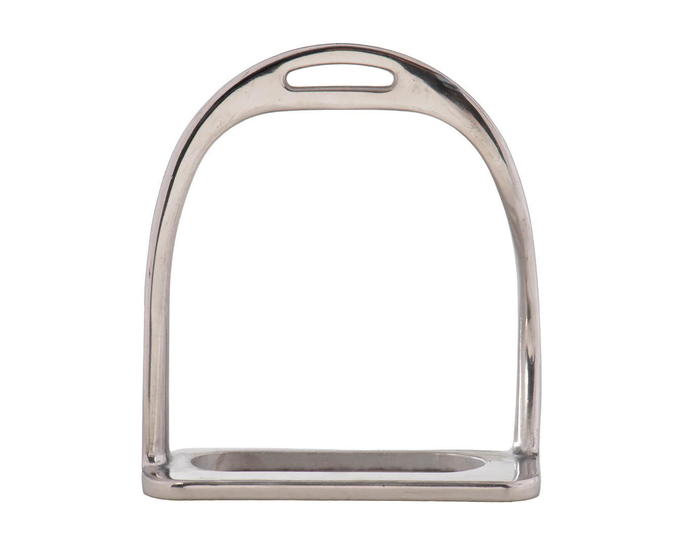 Equisteel Bent Leg Safety Stirrups Stainless Steel - Image 3