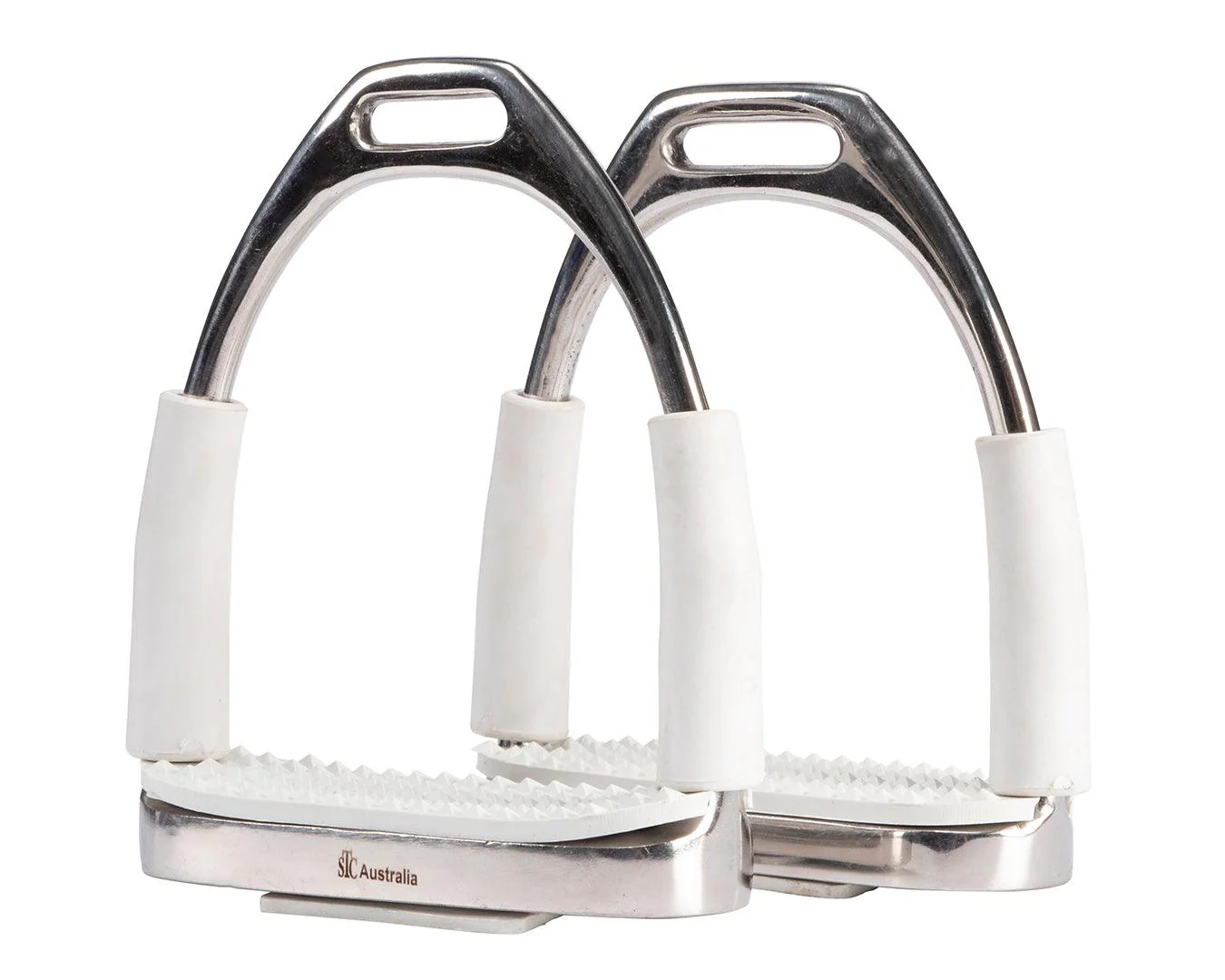 Equisteel Flex Shank Stirrups Stainless Steel - Image 2