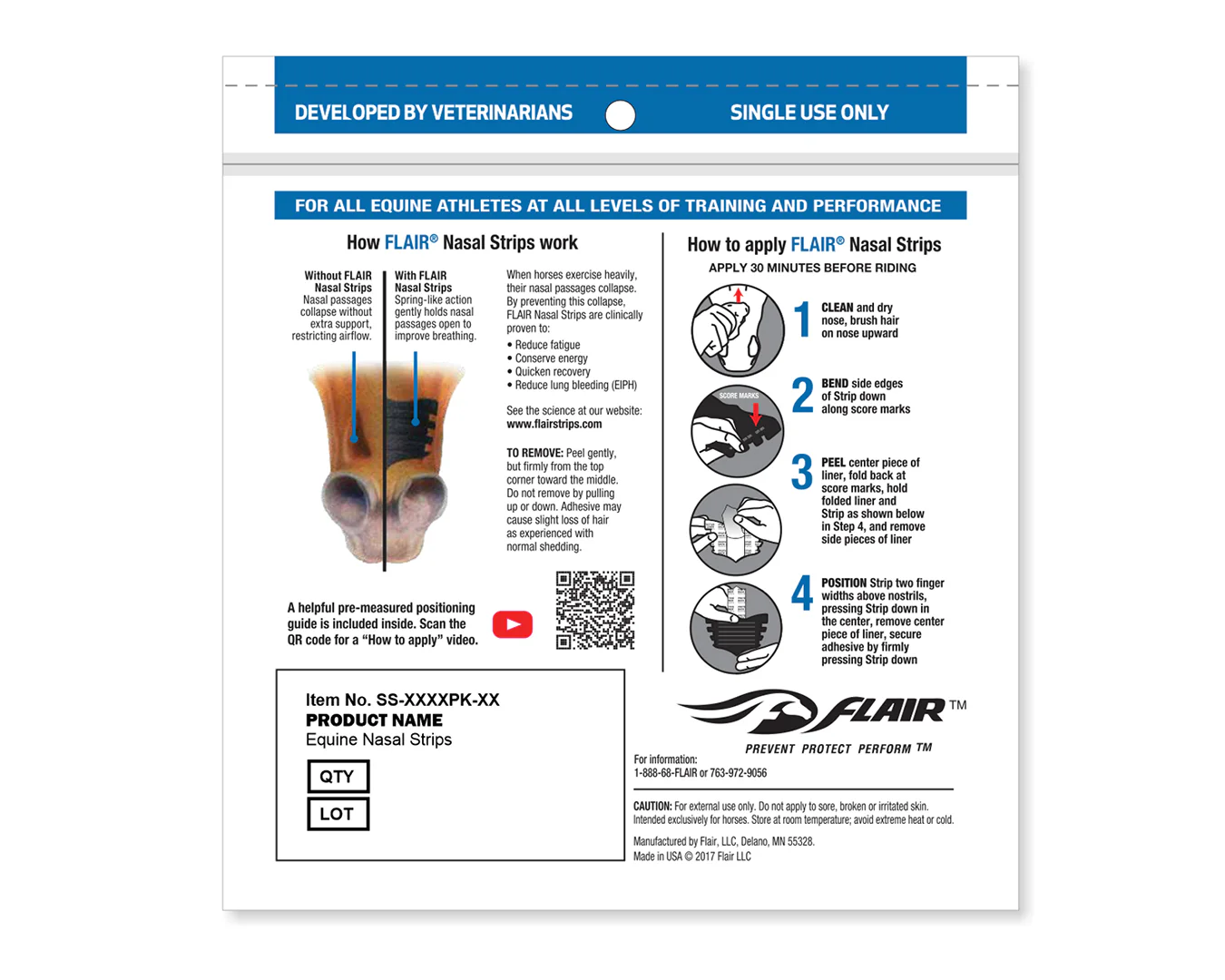 Flair Equine Nasal Strip - Single - Image 7