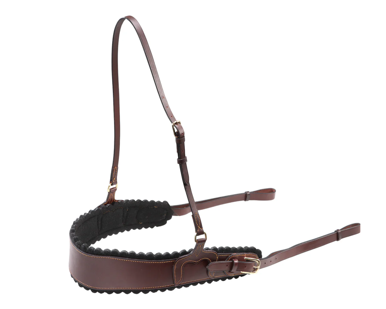 Flinders Shaped Felt Lined Stockman's Breastplate - Image 2