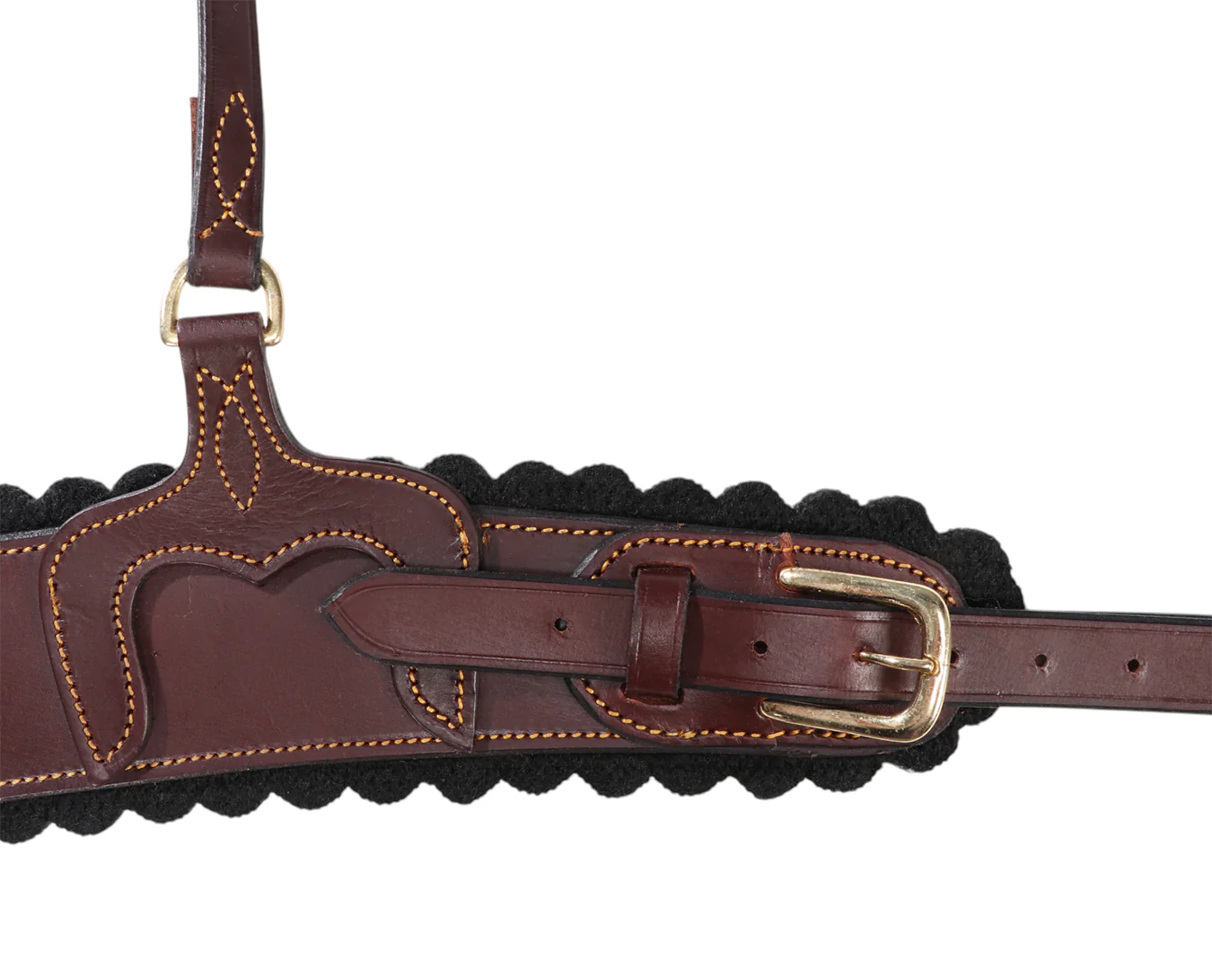 Flinders Shaped Felt Lined Stockman's Breastplate - Image 5