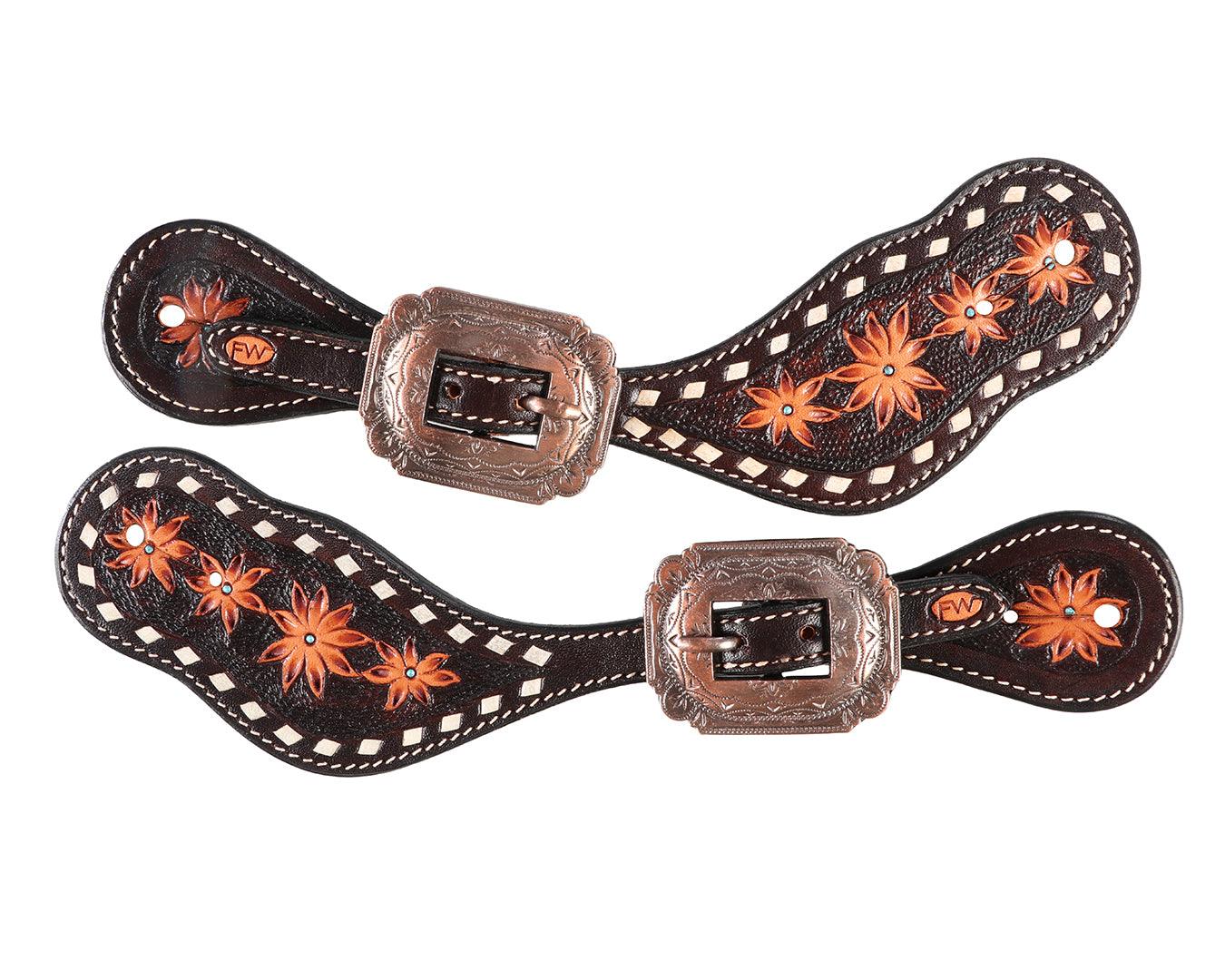 Fort Worth Prairie Dreams Spur Straps