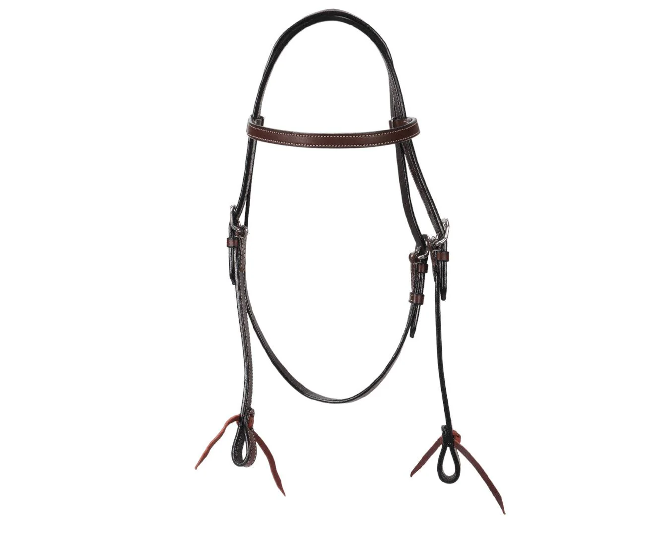 Fort Worth 5/8" Leather Headstall - Image 2