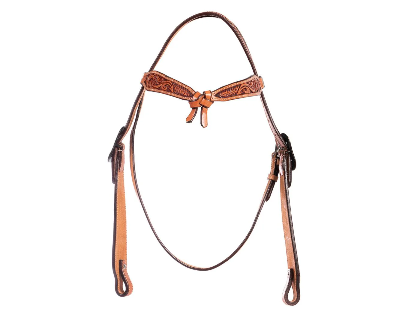 Fort Worth Alaska Knotted Brow Headstall - Image 2