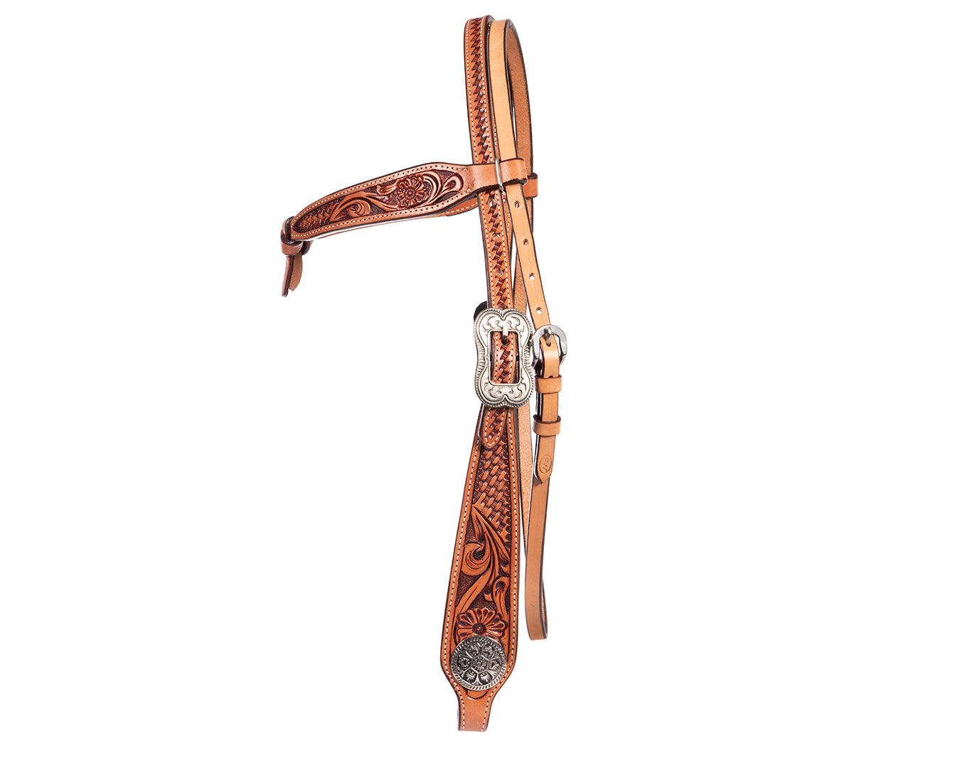 Fort Worth Alaska Knotted Brow Headstall - Image 3