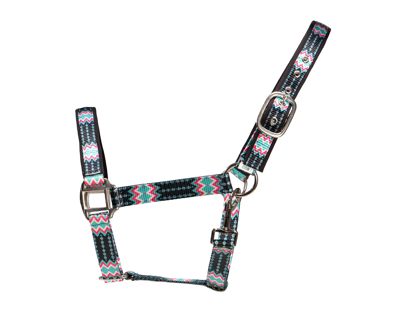 Fort Worth Aztec Print Nylon Halter - Image 2