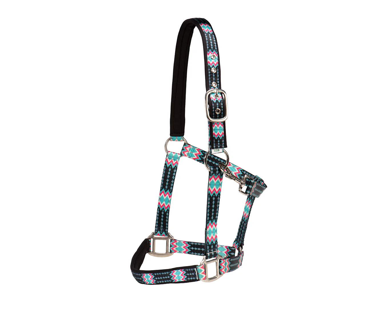 Fort Worth Aztec Print Nylon Halter - Image 3