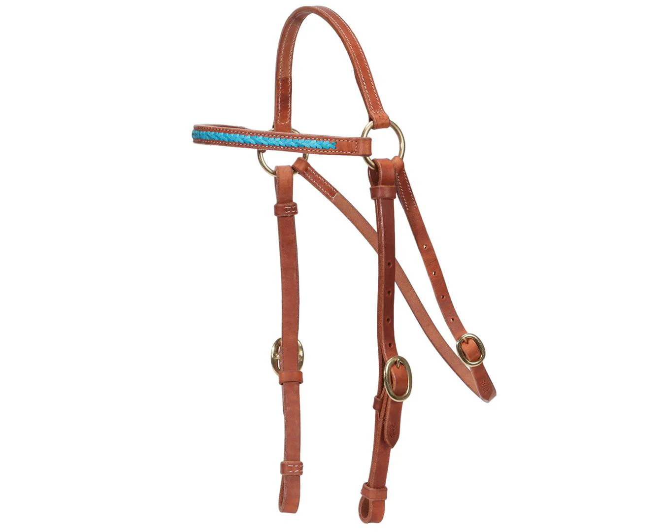 Fort Worth Barcoo Bridle with Turquoise 5/8"