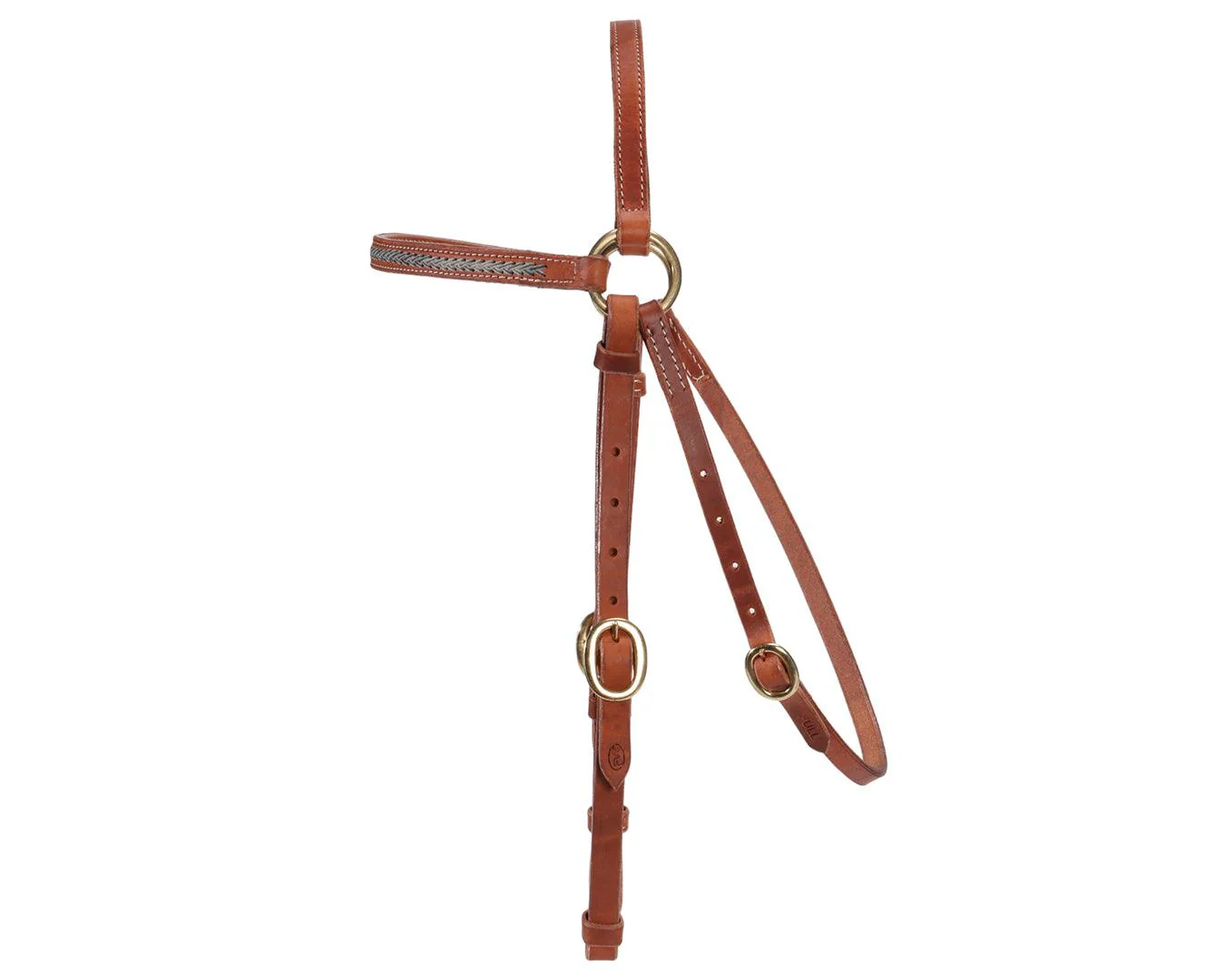 Fort Worth Barcoo Bridle with Two Tone Rawhide