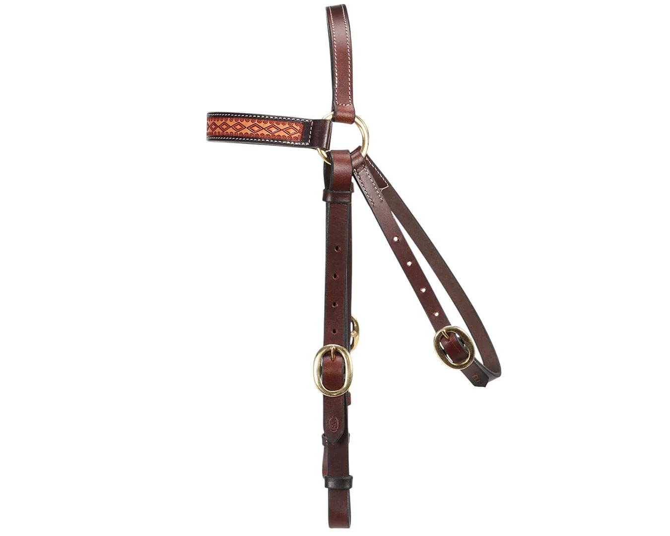Fort Worth Barcoo Bridle with Tooled Brow - Image 3