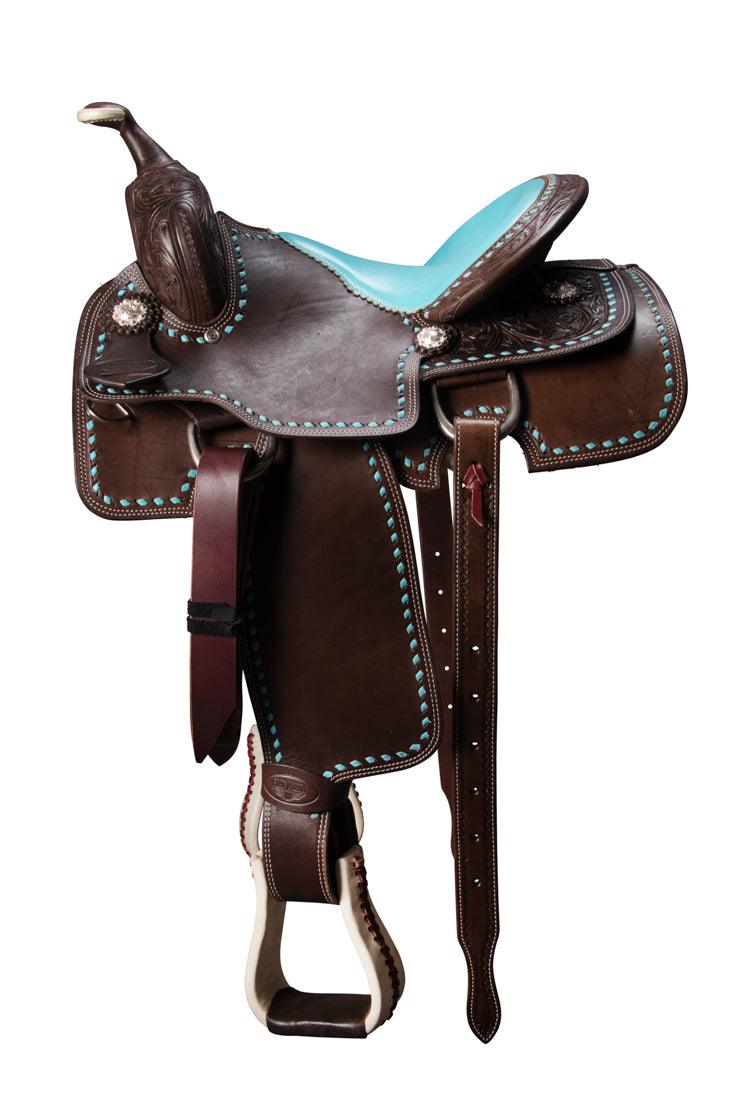 Fort Worth Barrel Racing Saddle with Buckstitch - Image 2