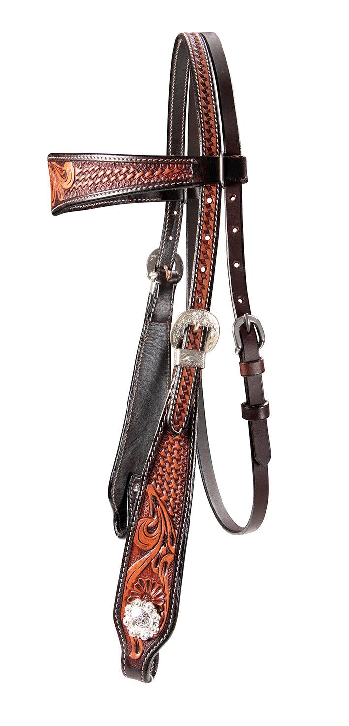 Fort Worth Basket Weave Headstall - Image 3