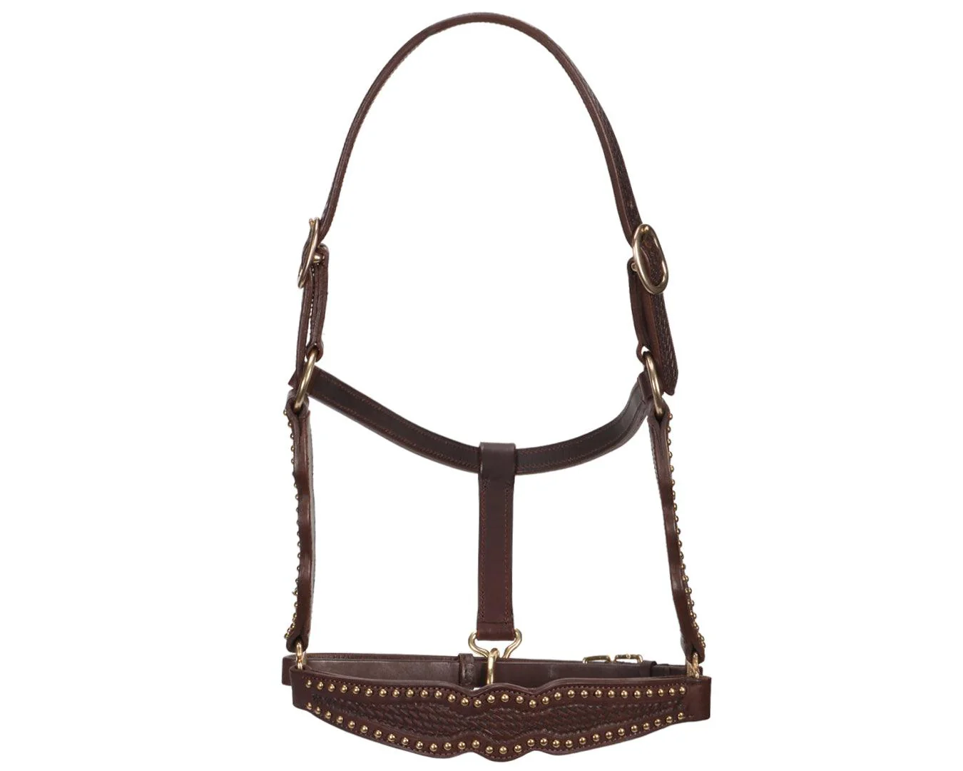 Fort Worth Basket Weave Leather Halter - Image 3
