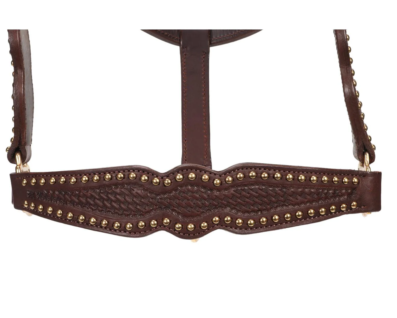 Fort Worth Basket Weave Leather Halter - Image 4