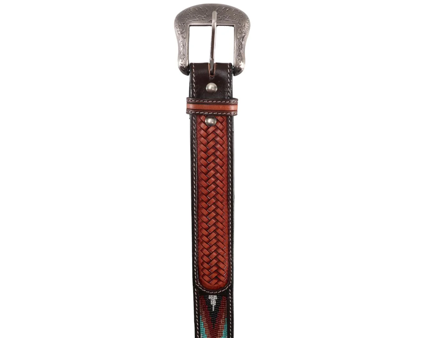 Fort Worth Basket Weave w/Beaded Belt - Image 4