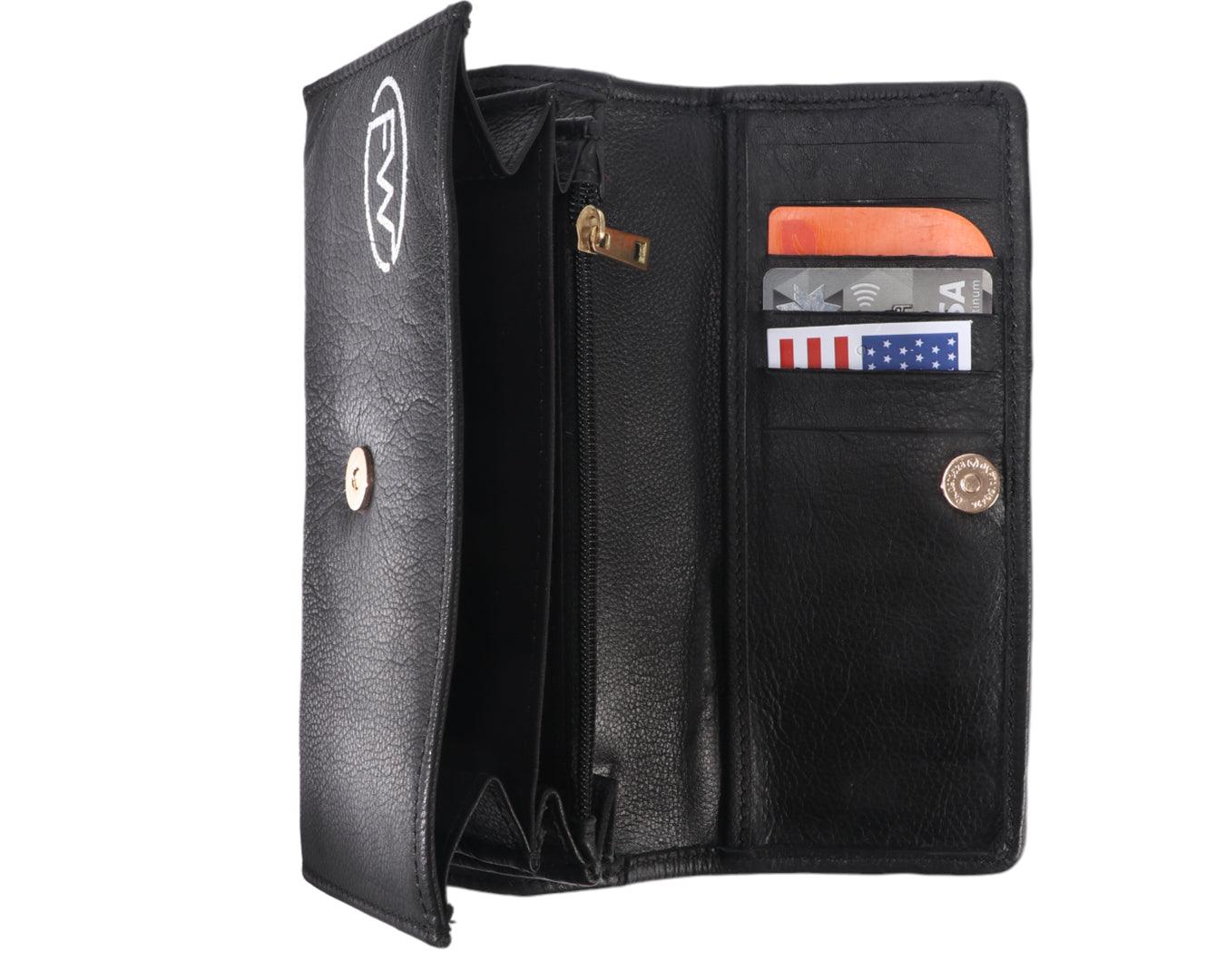 Fort Worth Cowhide Leather Purse - Image 10