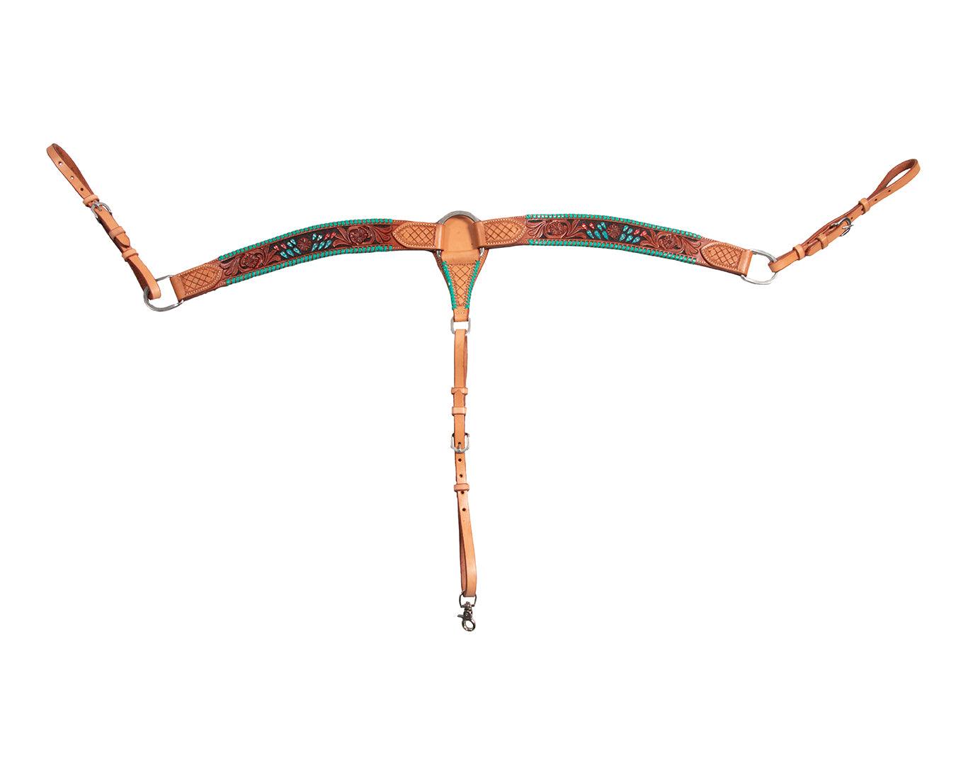 Fort Worth Cactus Turquoise Breastcollar