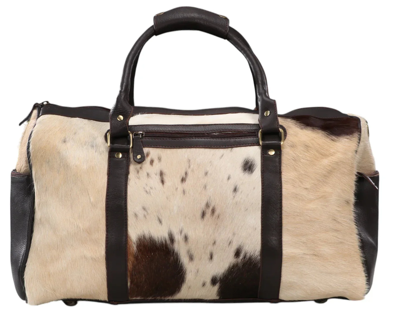 Fort Worth Cowhide Leather Duffle Bag - Image 2