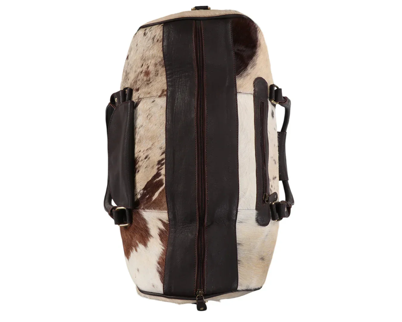 Fort Worth Cowhide Leather Duffle Bag - Image 4