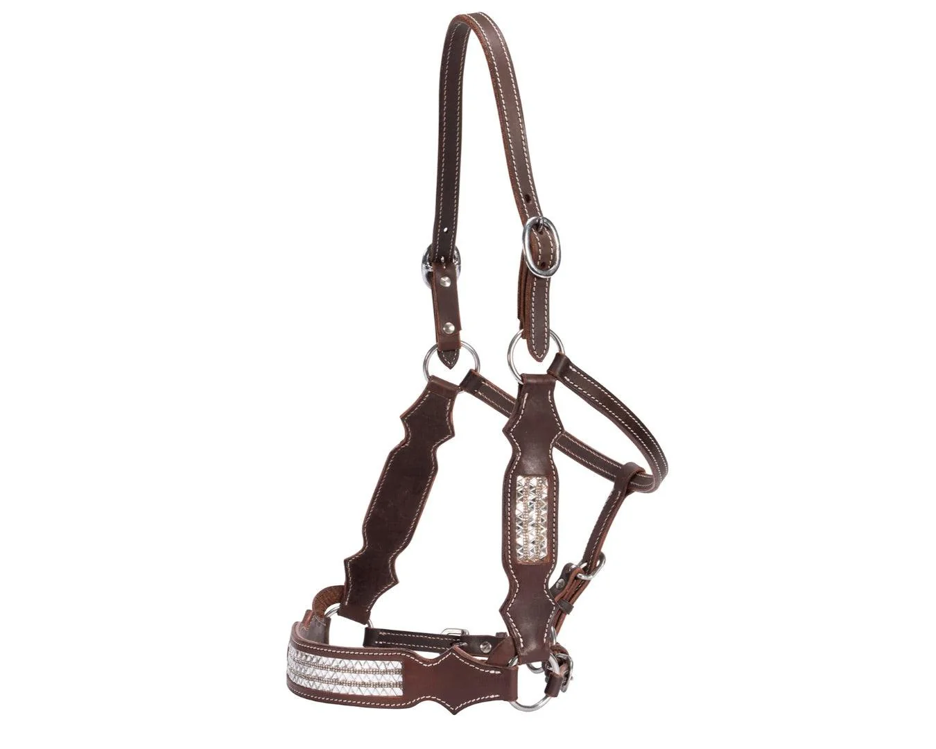 Fort Worth Dakota Leather Halter With Bling - Image 3