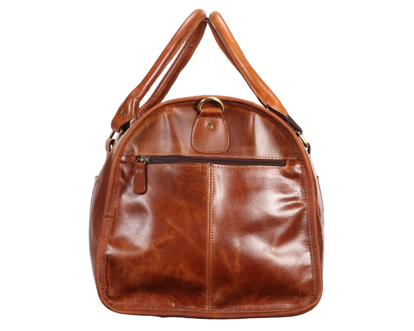 Fort Worth Distressed Leather Duffle Bag - Image 3