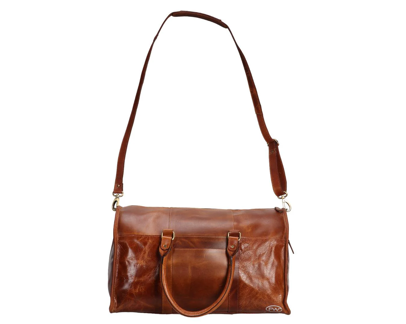 Fort Worth Distressed Leather Duffle Bag - Image 5