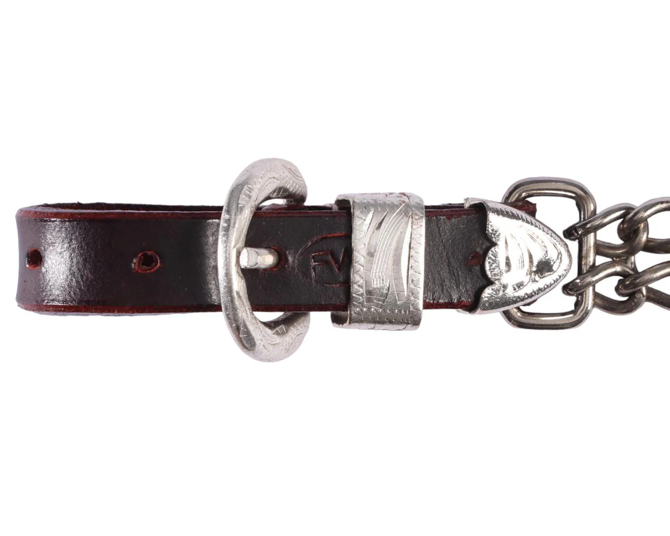 Fort Worth Double Curb Chain w/Silver - Image 8