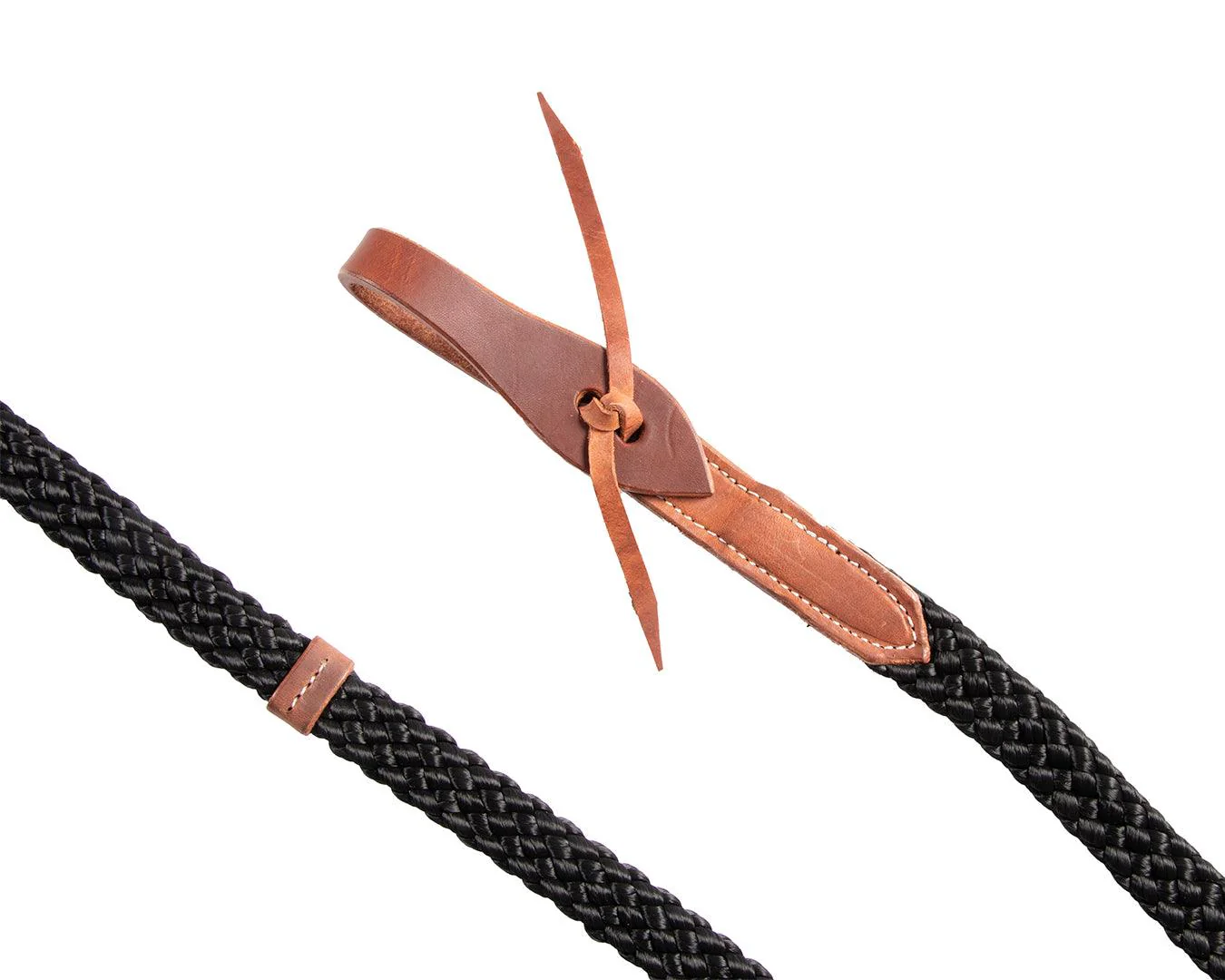 Fort Worth Flat Poly Roper Rein 8' w/Water Ties - Image 7