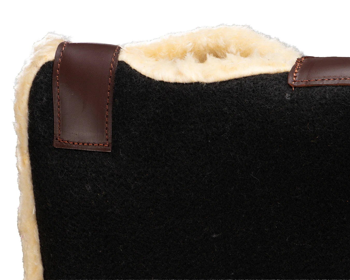 Fort Worth Fleece Lined Felt Saddle Pad - 30" x 32" - Image 7