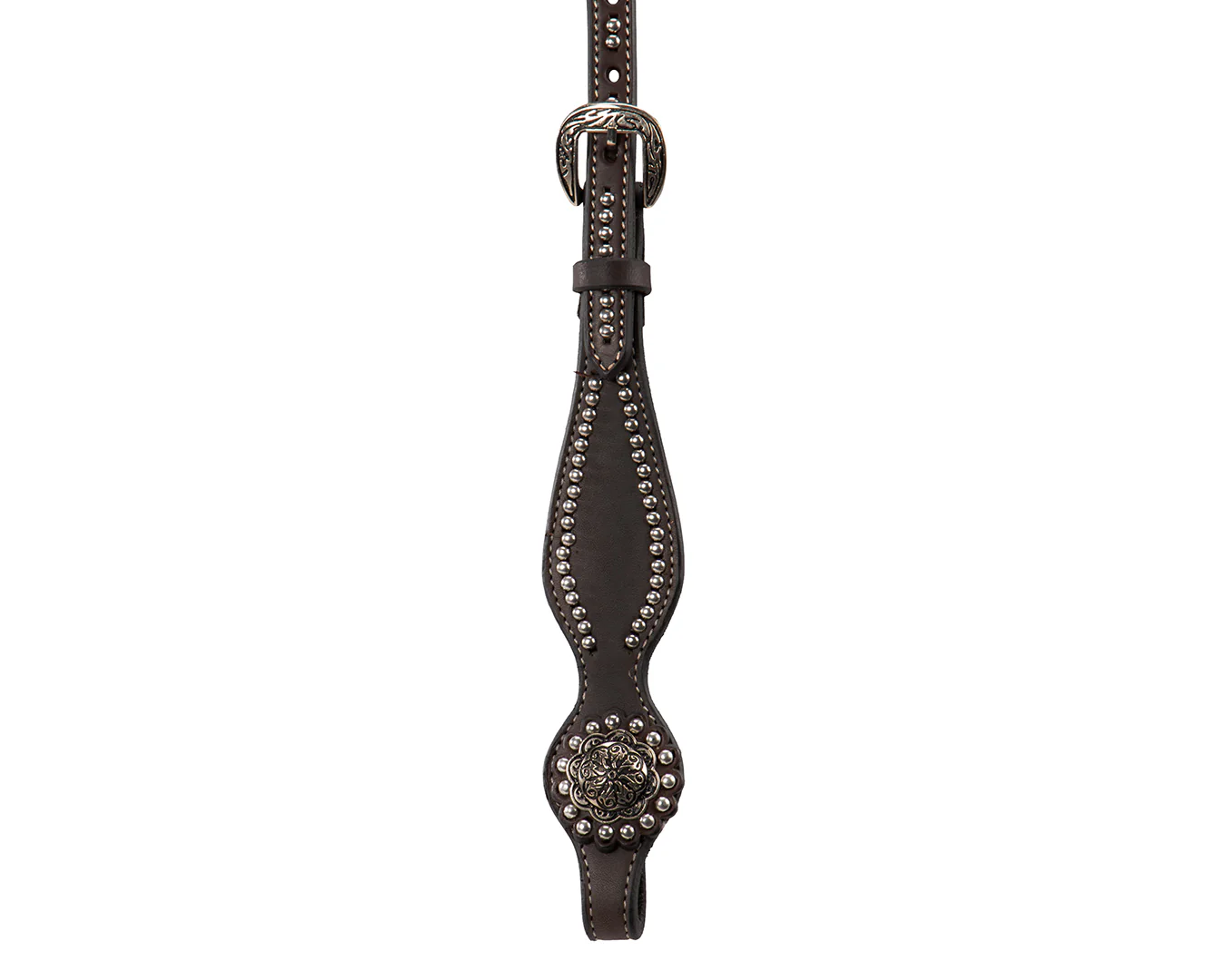 Fort Worth Floral Concho Headstall - Image 5
