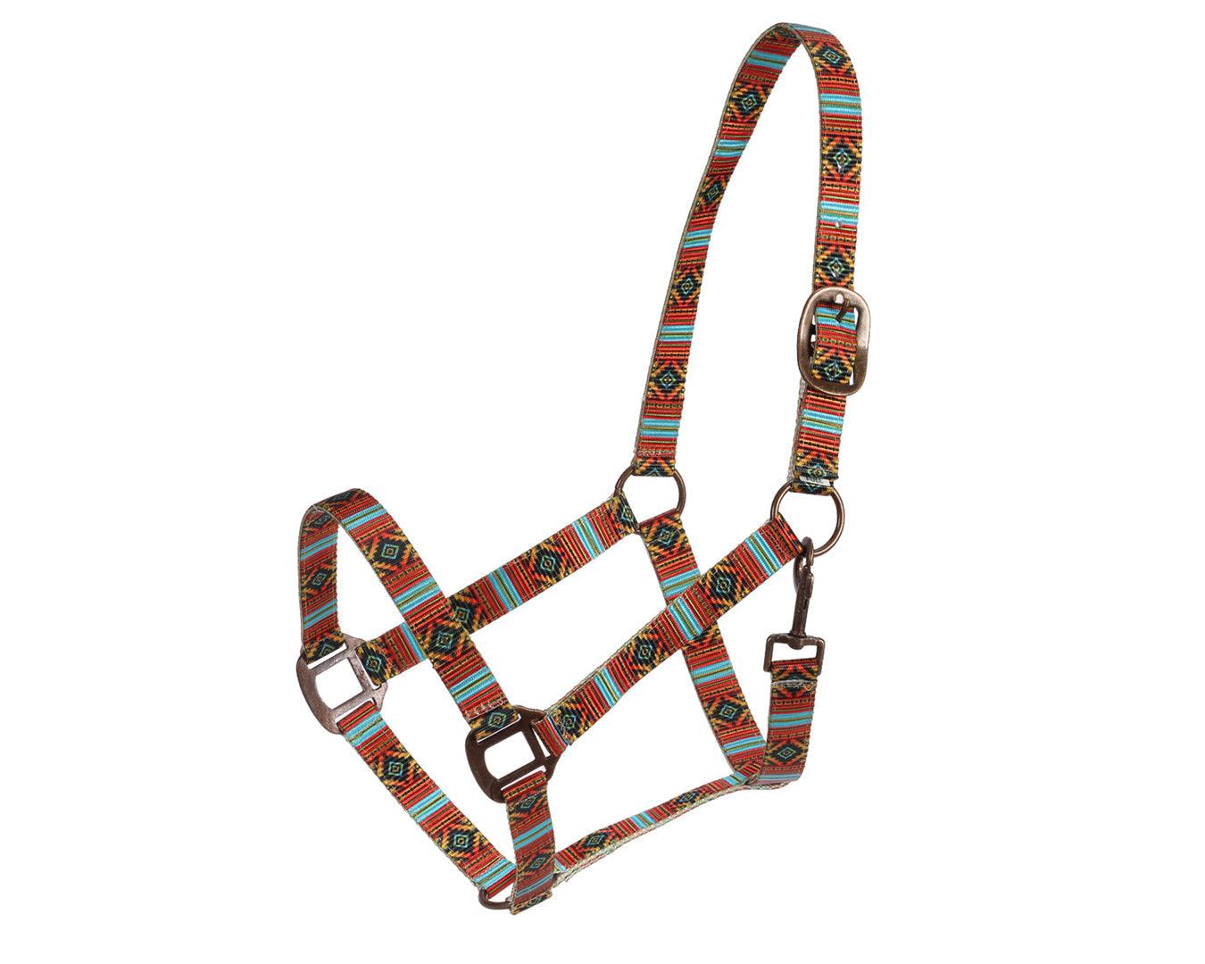 Fort Worth Halter with Copper Hardware - Nicoma