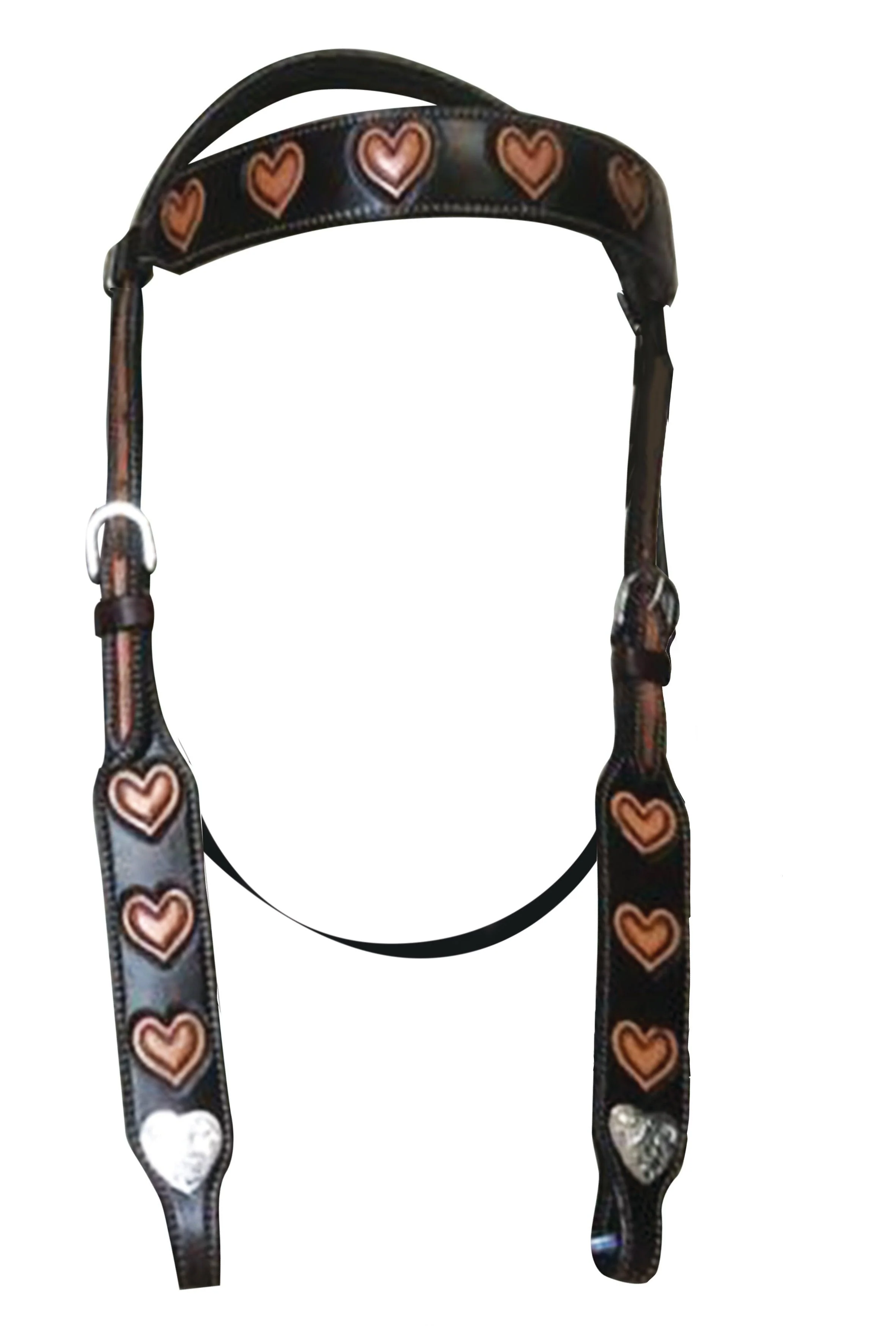Fort Worth Headstall | Hearts Design
