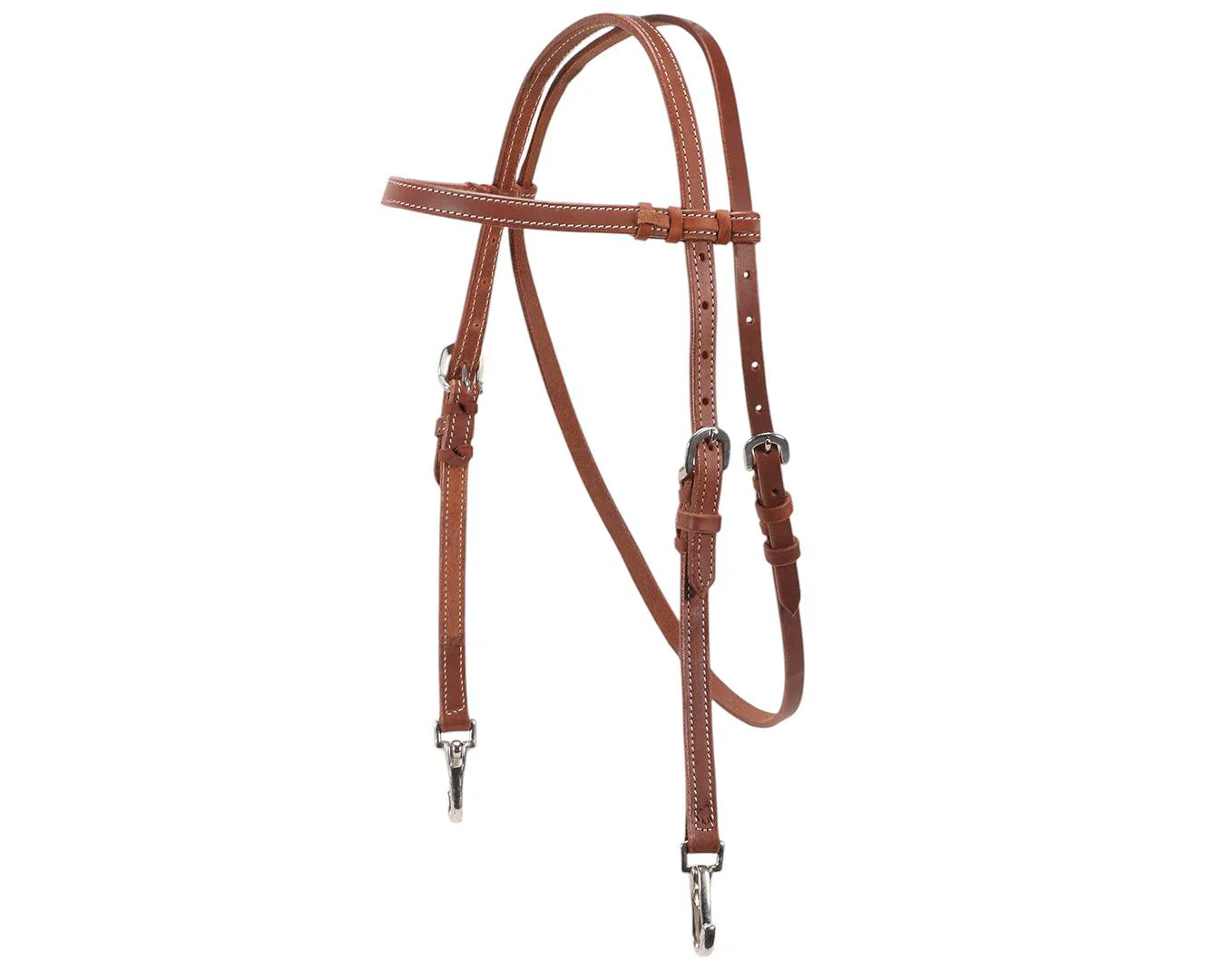 Fort Worth Guy McLean Headstall With Snap Bit Ends