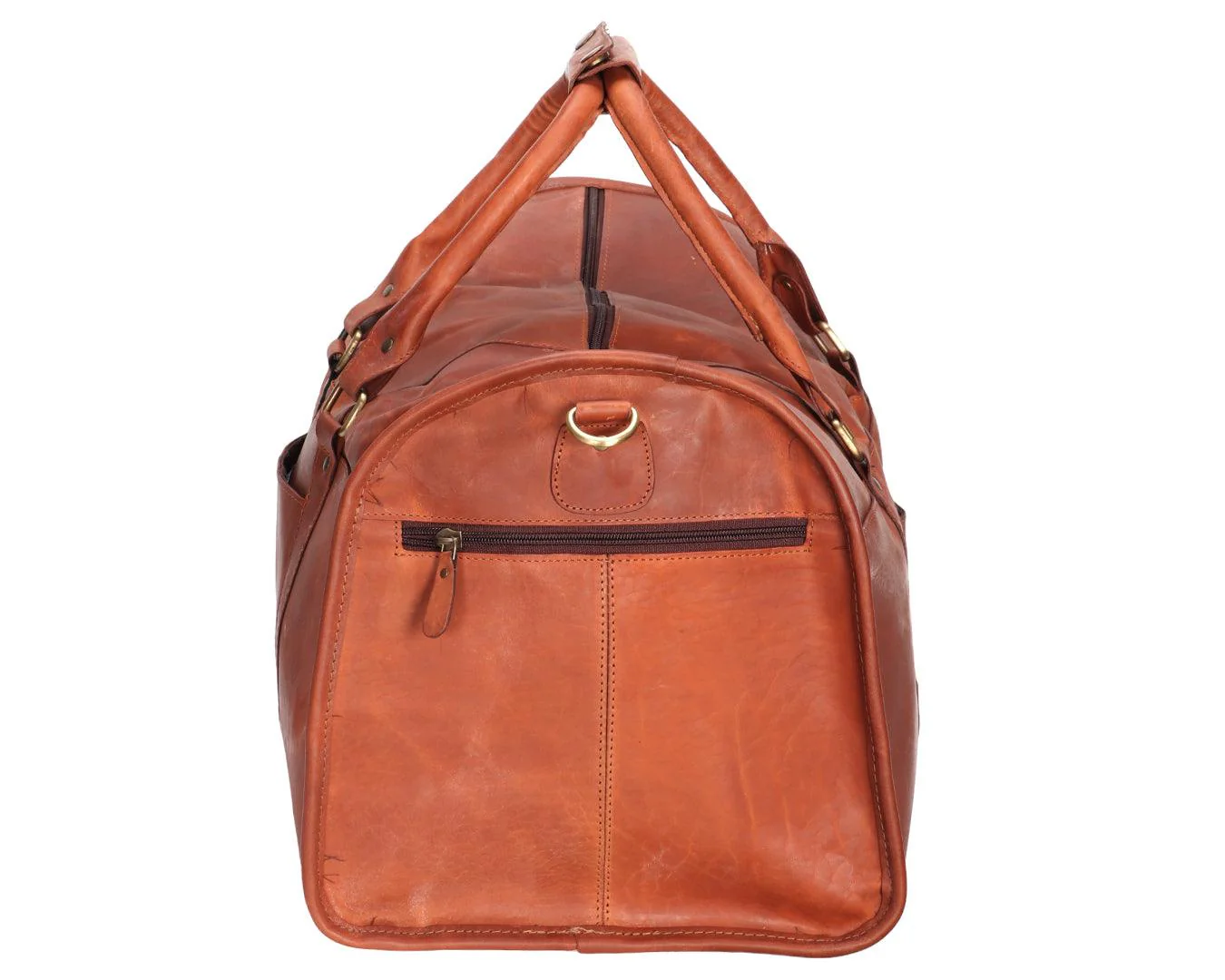Fort Worth Heavy Duty leather Duffle Bag - Image 4