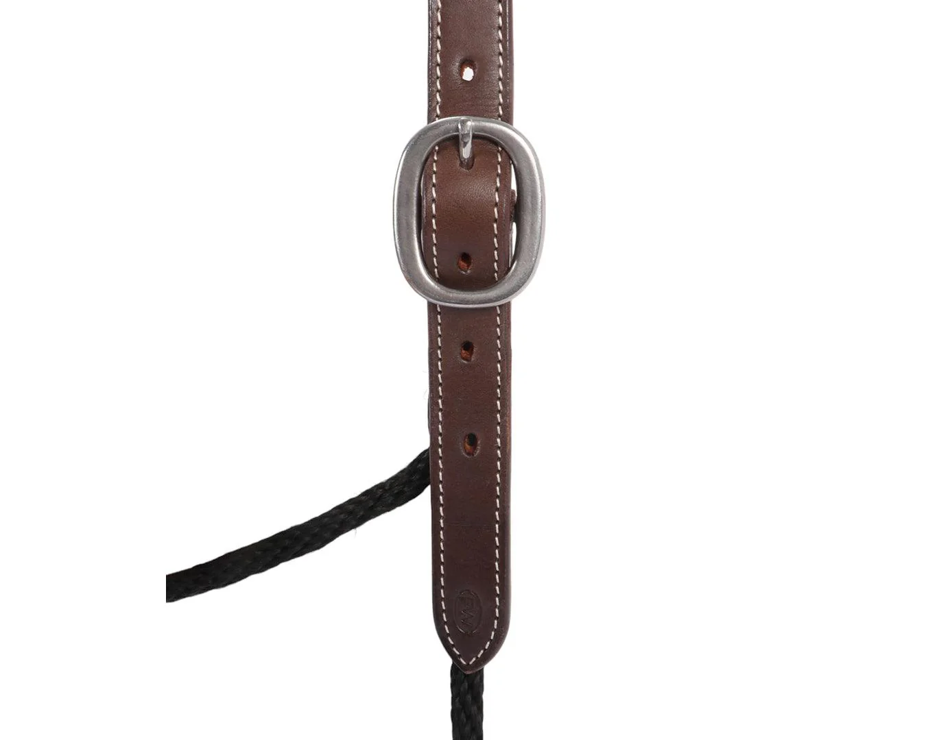 Fort Worth Hosa Rope & Leather Halter - Image 3