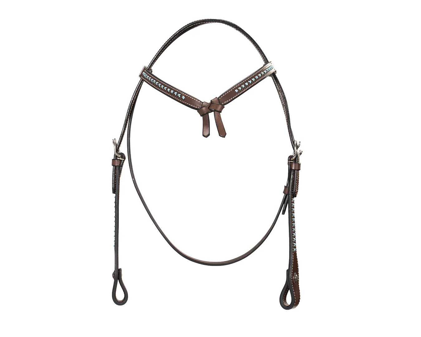 Fort Worth Kiowa Knotted Brow Headstall - Image 2